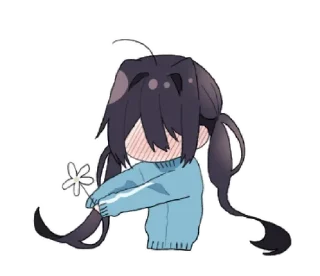🌸 emoji sasakura ➝ @benti_stickers Telegram sticker 23 of 35