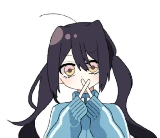 ✖️ emoji sasakura ➝ @benti_stickers Telegram sticker 12 of 35