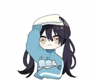 🛁 emoji sasakura ➝ @benti_stickers Telegram sticker 18 of 35
