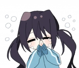 😭 emoji sasakura ➝ @benti_stickers Telegram sticker 17 of 35