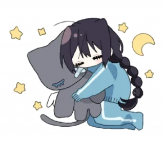 💤 emoji sasakura ➝ @benti_stickers Telegram sticker 20 of 35