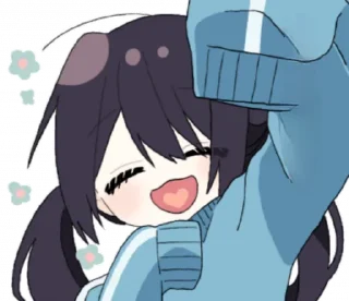 😄 emoji sasakura ➝ @benti_stickers Telegram sticker 7 of 35