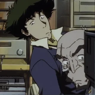 Sticker from cowboy bebop