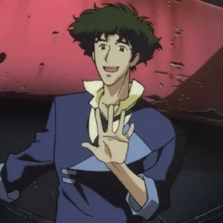 Sticker from cowboy bebop