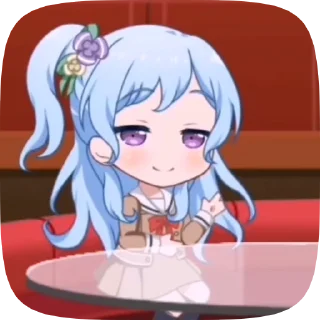 😴 emoji чибики в бандори момент Telegram sticker 9 of 23