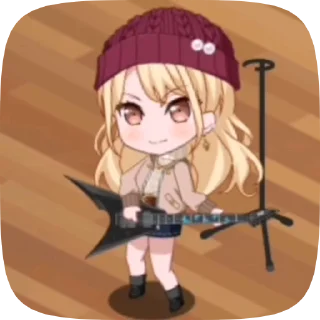 🎸 emoji чибики в бандори момент Telegram sticker 21 of 23