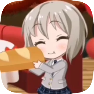 🥖 emoji чибики в бандори момент Telegram sticker 19 of 23