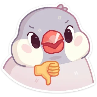 👎 emoji пухлик без надписей @lolitastick Telegram sticker 8 of 48