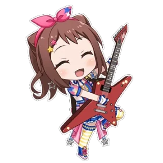 Sticker from kasumi toyama ! @garupopico