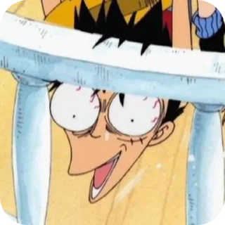 👄 emoji Луффи ( @Izuku_Midoriya15_07 ) Telegram sticker 19 of 120