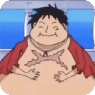 👄 emoji Луффи ( @Izuku_Midoriya15_07 ) Telegram sticker 9 of 120