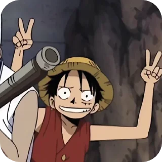 📖 emoji Луффи ( @Izuku_Midoriya15_07 ) Telegram sticker 16 of 120