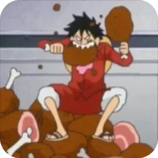 📖 emoji Луффи ( @Izuku_Midoriya15_07 ) Telegram sticker 20 of 120