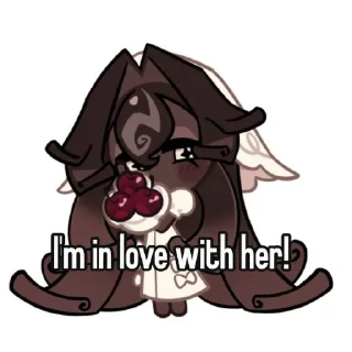 🐶 emoji blackforest&wedding cake Telegram sticker 15 of 25