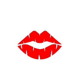 😘 emoji @emoshko Губы-поцелуй Telegram sticker 18 of 49