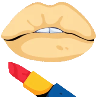 💄 emoji @emoshko Губы-поцелуй Telegram sticker 4 of 49