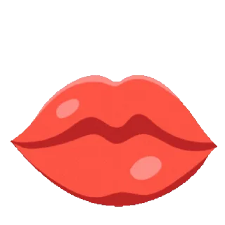 😘 emoji @emoshko Губы-поцелуй Telegram sticker 16 of 49