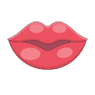 😘 emoji @emoshko Губы-поцелуй Telegram sticker 12 of 49