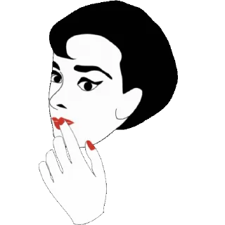 😘 emoji @emoshko Губы-поцелуй Telegram sticker 7 of 49