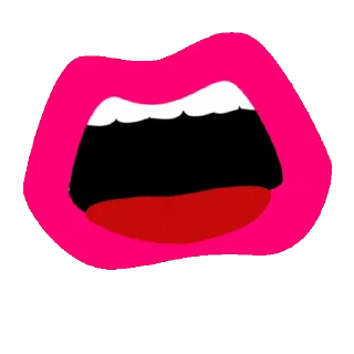 👅 emoji @emoshko Губы-поцелуй Telegram sticker 13 of 49