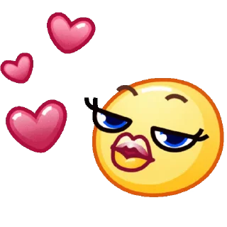 😘 emoji @emoshko Губы-поцелуй Telegram sticker 22 of 49