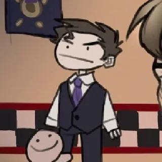 🌟 emoji William Afton. @ANARXI1A Telegram sticker 2 of 47