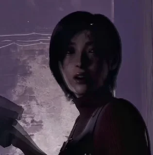 😨 emoji Ada Wong video @herionndied Telegram sticker 23 of 28