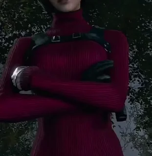 😶 emoji Ada Wong video @herionndied Telegram sticker 6 of 28