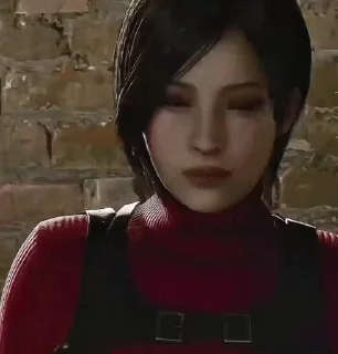 😦 emoji Ada Wong video @herionndied Telegram sticker 24 of 28