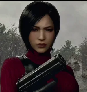 😒 emoji Ada Wong video @herionndied Telegram sticker 13 of 28