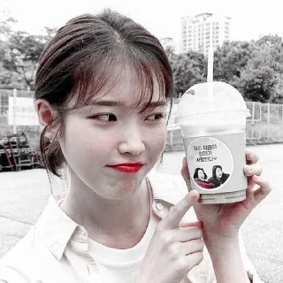 Sticker from IU by @lovestikerpacks