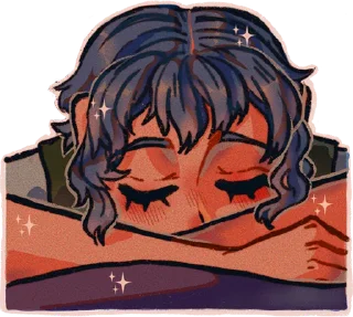 😴 emoji Евангелион by sweetavrorafox Telegram sticker 6 of 6