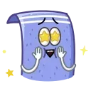 🤩 emoji Полотенце такой разный Telegram sticker 6 of 22