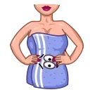 😯 emoji Полотенце такой разный Telegram sticker 8 of 22
