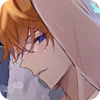 Sticker from тарталья -> @animebotsa