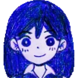🙂 emoji MARI•Omori Telegram sticker 6 of 14