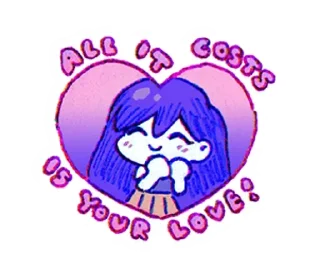 🥰 emoji MARI•Omori Telegram sticker 12 of 14