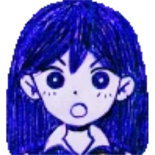 😮 emoji MARI•Omori Telegram sticker 10 of 14