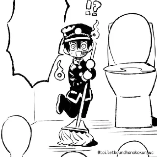 😳 emoji @toiletboundhanakokun_wc 𝘕𝘌𝘞 Telegram sticker 2 of 104