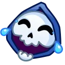 Sticker from Reaper Skull Emoji @xkysluv
