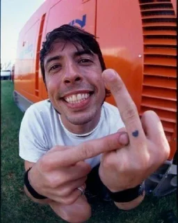 🖕 emoji Nirvana Telegram sticker 6 of 35