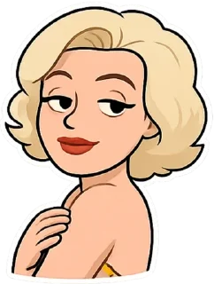 Sticker from MarilynMonroe