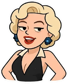 Sticker from MarilynMonroe