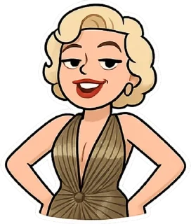 Sticker from MarilynMonroe