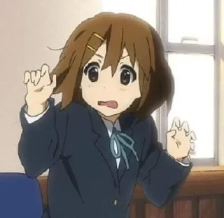 Sticker from аниме k-on! @gokittygoe