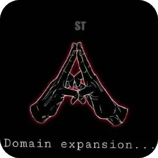 Domain Expansion sticker 3