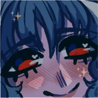Sticker from Evangelion by @sweetavrorafox0