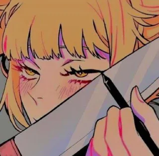 🔪 emoji ♡ • Yandere girls • ♡ Telegram sticker 9 of 57