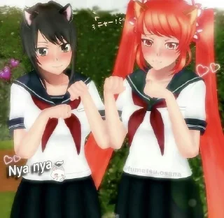 🩸 emoji ♡ • Yandere girls • ♡ Telegram sticker 1 of 57