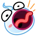 😫 emoji Semen Emoji @xkysluv Telegram sticker 21 of 40